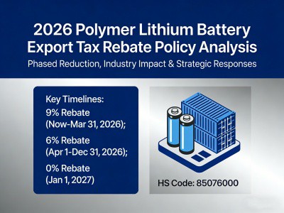 2026 Batri Lithiwm Shuffle Masnach Dramor: Canslo Ad-daliad Treth yn Raddol, ...